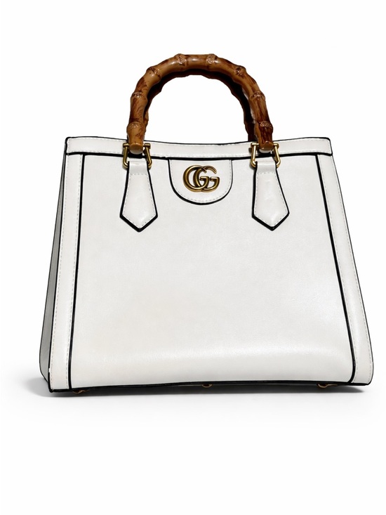 Handbags - Gucci Dianna Bamboo Leather Top-Handle Tote with Bamboo Accent 1 : 1